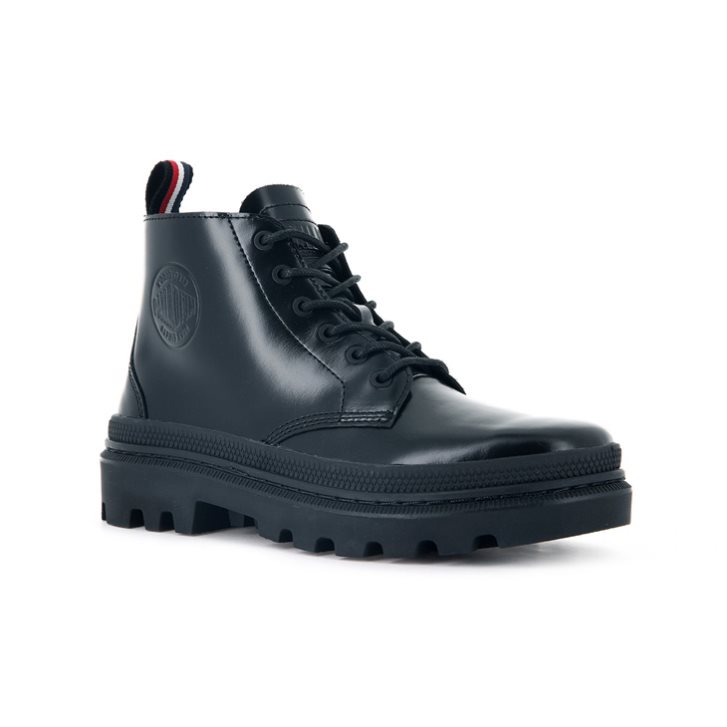 Bottes Palladium Pallatrooper Hi-1 Homme Noir | FR TWH407N